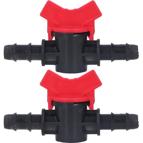 Zweiteiliges Kugelventil Mit Widerhaken, 12-mm-durchflussregler, Abs-material, Zur Flüssigkeitssteuerung