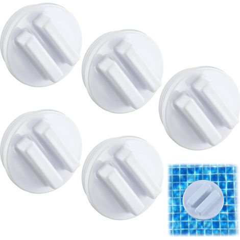 5-teiliges Set Poolschlauchstopfen, 1,5-zoll-poolskimmerstopfen Mit Dichtungs-o-ring, Für Winterpools