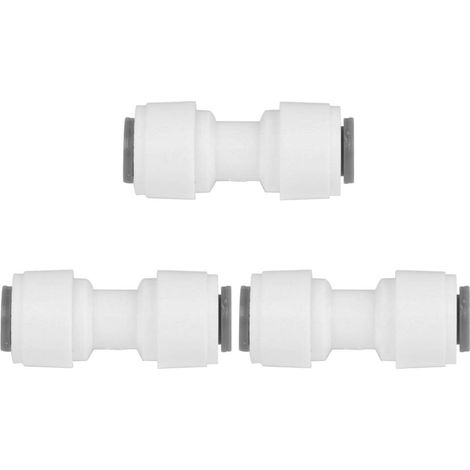 Schnellkupplungs-schlauchverbinder Für Wasserfilter, Umkehrosmoseanlagen (ro-filter), 1/4" (3 Stück)