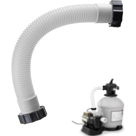 Flexibler 38-mm-poolschlauch Für Sandfiltersysteme, 40 Cm Lang, 3,8 Cm Durchmesser, Kompatibel Mit Dem Intex 38-mm-pumpenanschlussschlauch, Kompatibel Mit Intex-pools Und -zubehör
