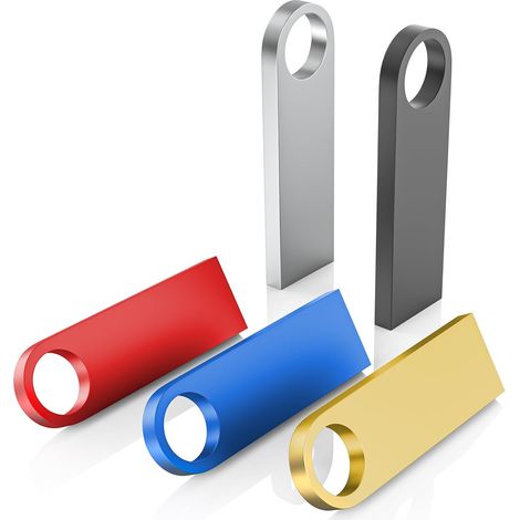 8-gb-usb-sticks, 5er-pack, Wooolken Mini-usb-2.0-sticks, Wasserdicht, Metall – Usb-stick Für Computer-/laptop-datensicherung
