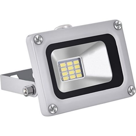 12v 10w Led-flutlicht, Superhelles Außenflutlicht 800lm, Kaltweiß 6000k, Ip65 Wasserdichtes Flutlicht Für Garten, Hof, Terrasse [energieklasse F]