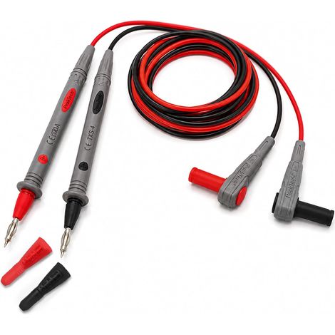 Paar Flexible Multimeter-messleitungen, 120 Cm, Sicherheits-prüfkabelset, 1000 V Ac/dc, 10 A, Kat. Iii/iv, 1, Tks 4er-pack