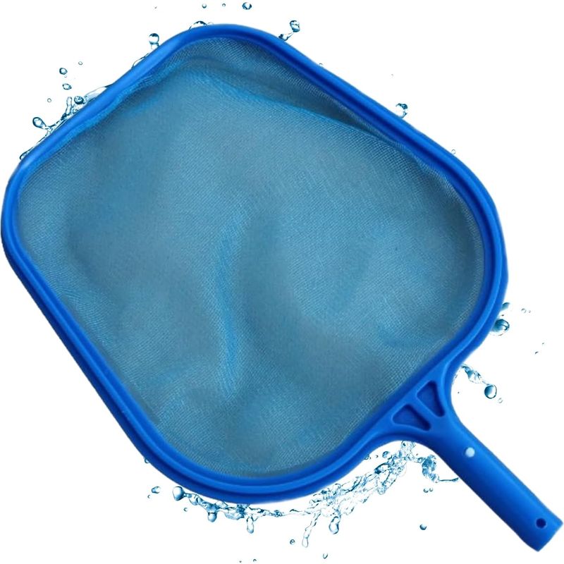 Laubkescher Aus Kunststoff 20 X 30 Cm Poolkescher Oberflächenkescher Für Teleskopstange Geeignet Für Schwimmbecken, Planschbecken Und Whirlpools Feinmaschig Und Robust