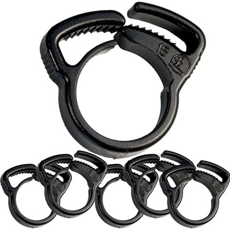 16-mm-tropfbewässerungsschlauchschellen, 100er-packung, Druckschellen Für Gartenschläuche, Zubehör Für Tropfbewässerung, Schlauchbefestigungen
