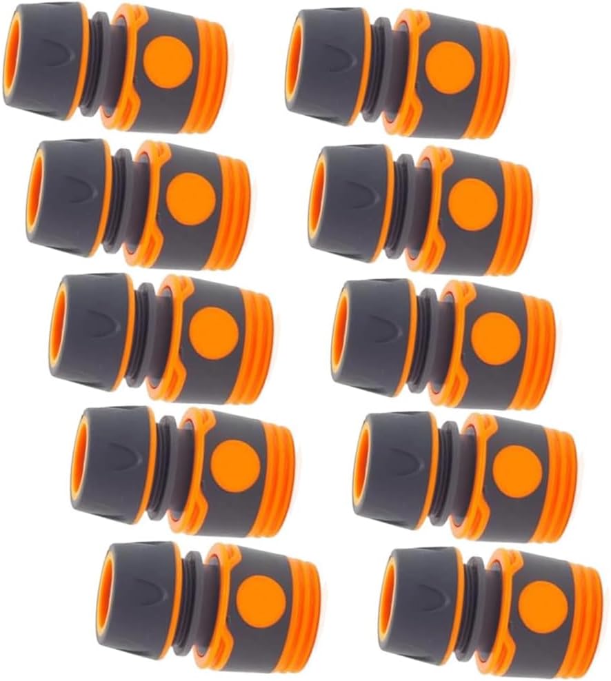 10er-pack Schnellkupplungen Für Gartenschläuche – Gartenschlauchverbinder – 1/2" – Kunststoff – Für Haushaltsarmaturen