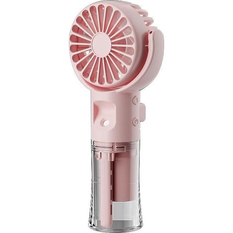 Mini-tragbarer Sprühventilator Mit Kabel - Usb-aufladbar - Taschenformat - Rotierender Ventilator Für Reisen, Kinder, Frauen - Sommergeschenk Für Schule, Büro Usw.