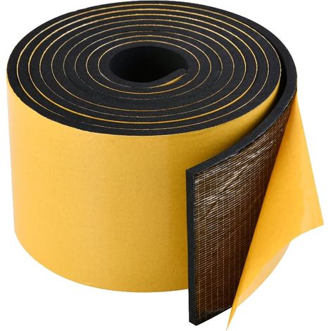 70 Mm Breites, 6 Mm Dickes Selbstklebendes Schaumstoffband Aus Neoprenkautschuk, Isolierung, Antivibrationsdichtung, Möbelschutz, Auto, 5 M