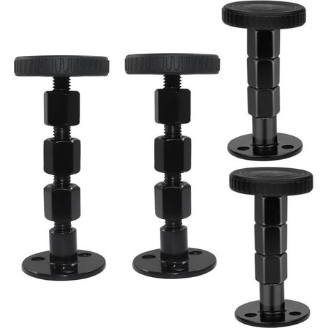 4-teiliges Verstellbares Bettgestell Und Antivibrationsstabilisator 30-110 Mm, Verdickter Teleskop-bettkeil Mit Gewindeende, Zur Verstärkung Und Nivellierung Von Betten, Sofas, Tischen, Schränken, Stü