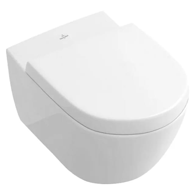 Villeroy & Boch Subway 2.0 Tiefspül-WC, oval, wandhängend, Abgang