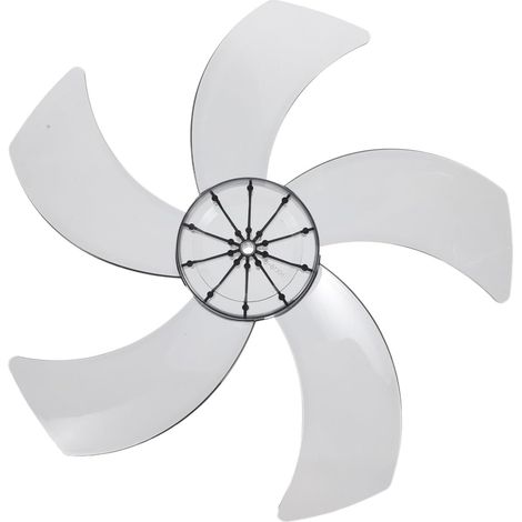 Ersatz-kunststoffflügel Mit Universeller Mutterabdeckung, 40,6 Cm (16 Zoll), 5 Flügel. Standventilator, Tischventilator, Ventilatorteile, Zubehör.