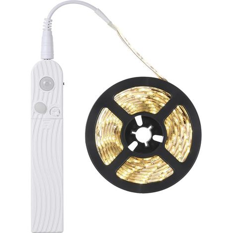 3m Led-lichtleiste Mit Bewegungsmelder, Batteriebetrieben Mit Schalter, Selbstklebend, Zuschneidbar, Wasserdicht, Dimmbar, Für Die Beleuchtung Unter Küchenschränken, In Der Küche Und Im Schlafzimmer