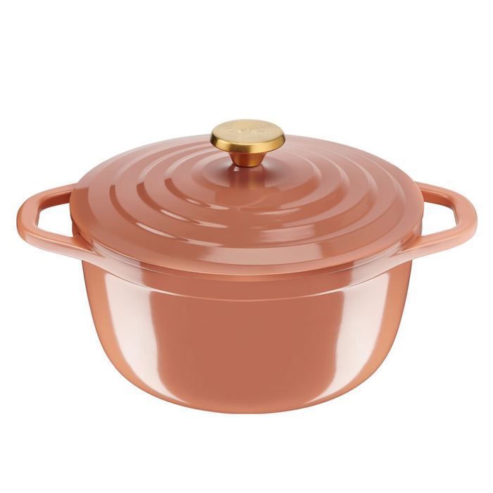 Gusseisen-kochtopf Aus Aluminium - Tefal - Co24 - 24 Cm - 5 L - Keramikbeschichtung