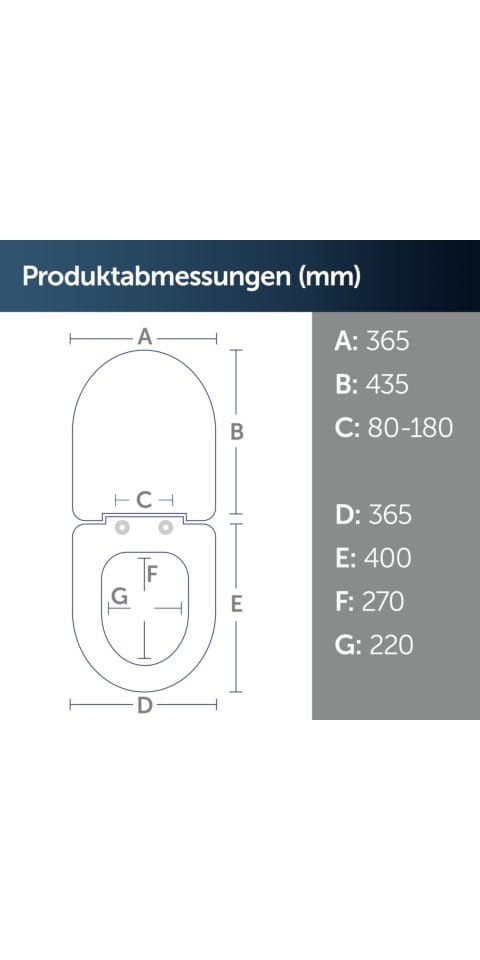 WC-Sitz Connect weiß E712801 - Ideal Standard