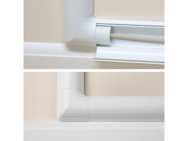 D-Line Design Kabelkanal Zubehör-Set 30x15mm weiß, 10-teilig Leitungs- & Strebenkanäle
