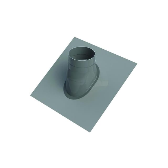 Helios IP-UDPS 125 Dachpfanne universal mit Bleirand, Dachneigung 25-45 Grad, Schwarz
