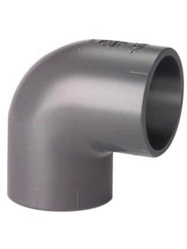 GF PVC Winkel 90 Grad, 40mm, PN16 721100109