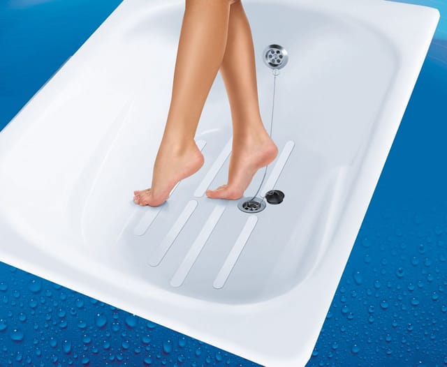 Kleine Wolke - Anti-Rutsch-Streifen clear, set 6-teilig Wannen- & Duscheinlagen