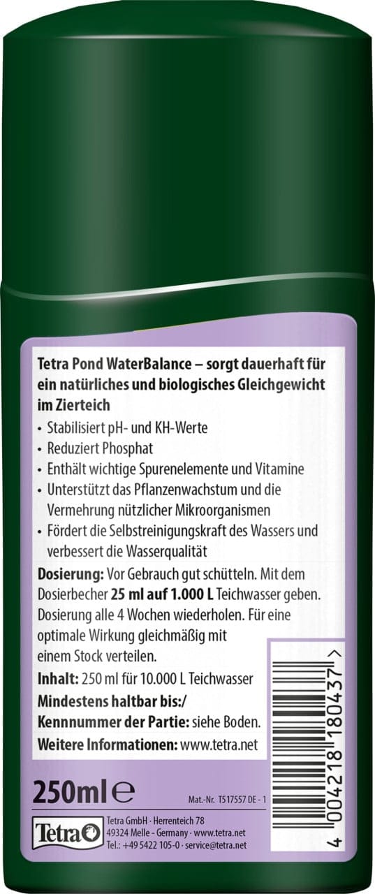 Tetra Pond Teichpflege WaterBalance 250 ml Aquariumpflege