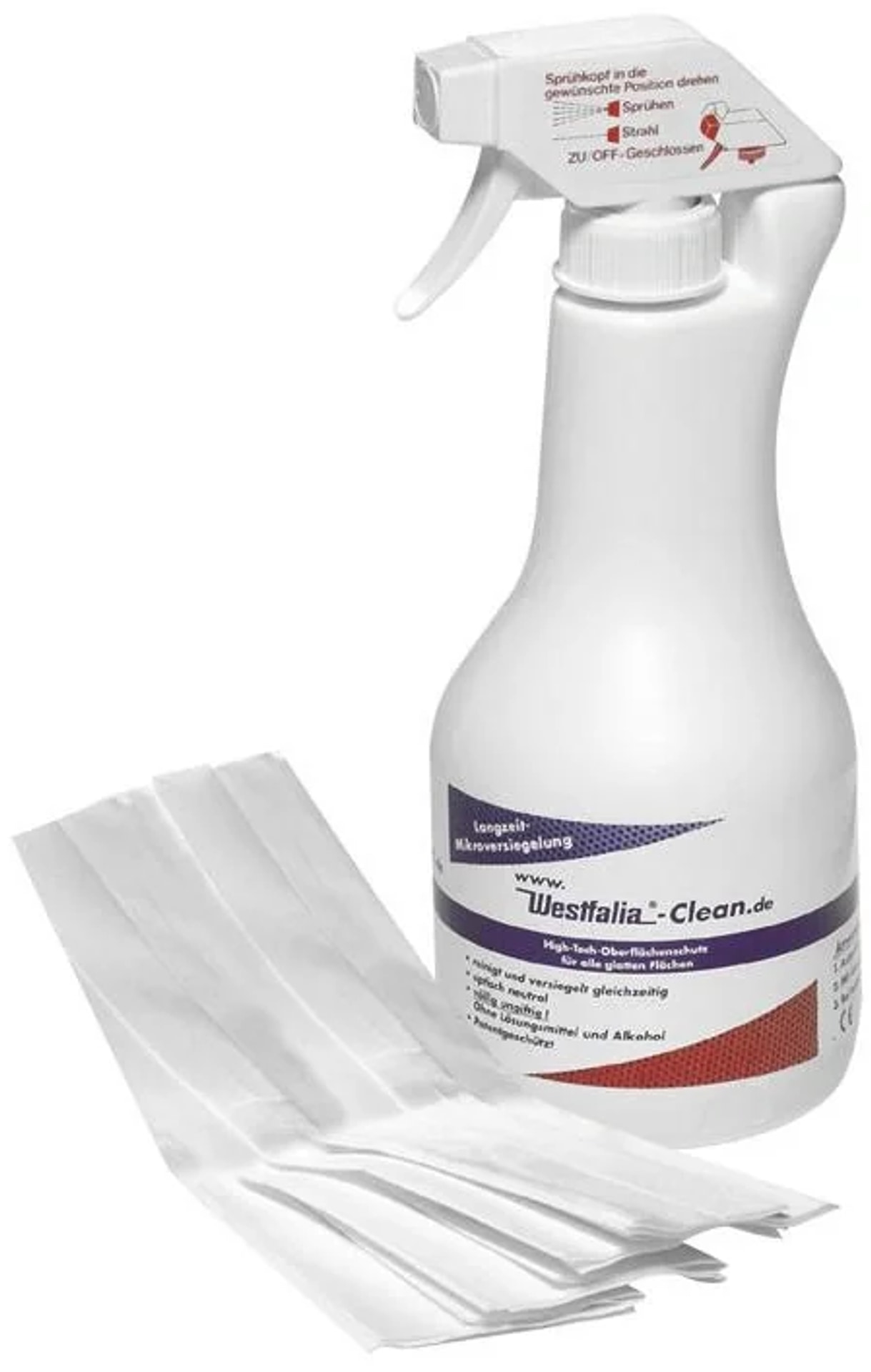 Fensterreiniger Clean,500 Ml Mit Vliestuch