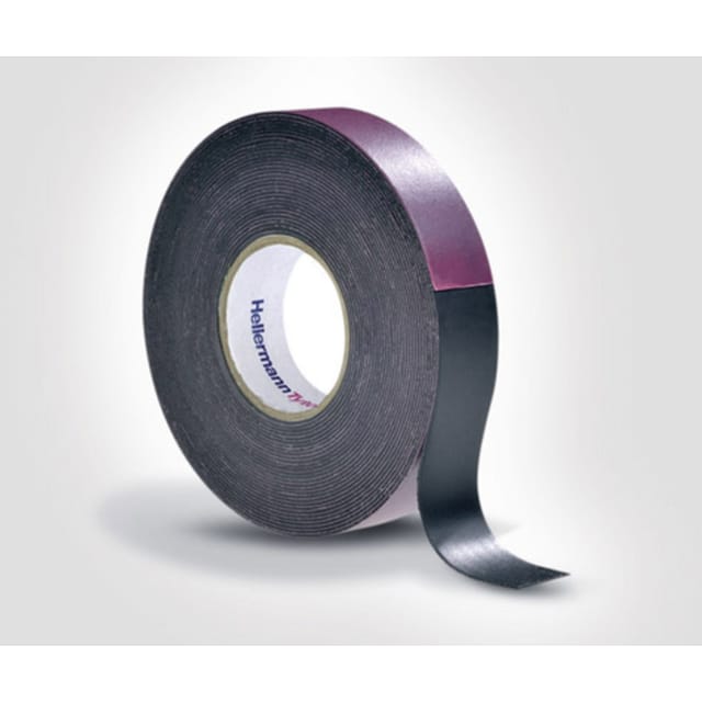 Hellermanntyton - HTAPE-POWER600-38x6.7-NR-BK (6.7) 711-10201 Klebeband (l x b) 6.7 m x 38 mm 1 St.