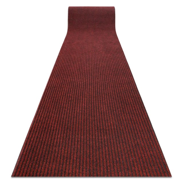 Rugsx - Läufer- Türmatte rutschfest gin 3086 Draußen, Drinnen Liverpool rot 80 cm red 80x130 cm