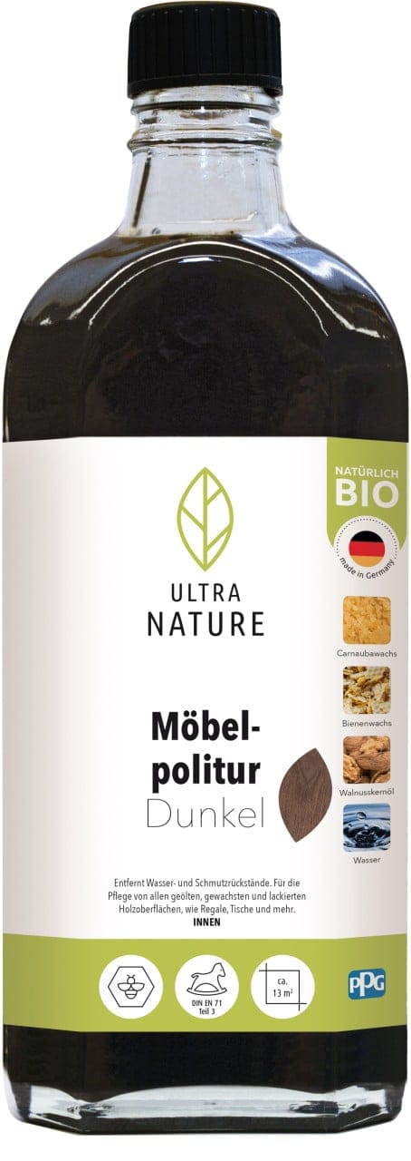 Ultra Nature Möbelpolitur 250 ml dunkel Holzöle & Holzwachs