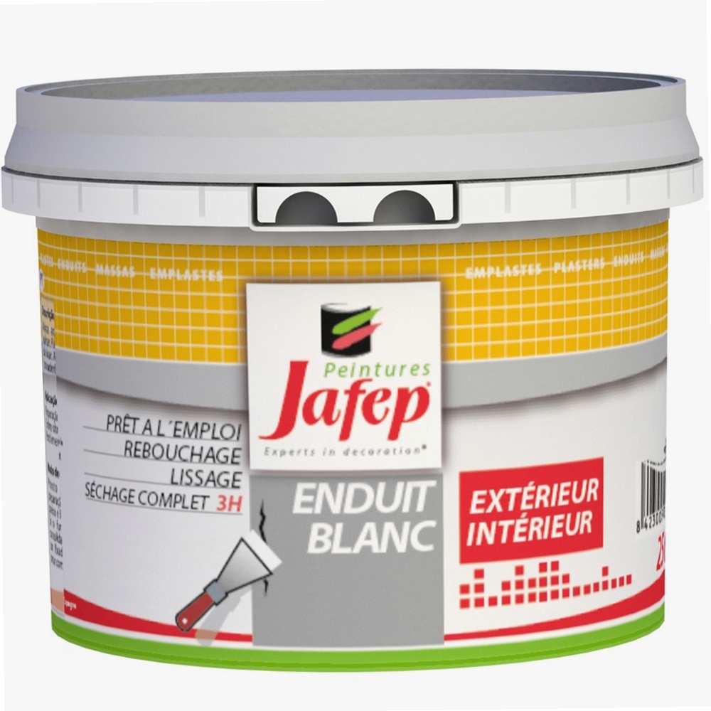 Weiße Innen-Außenputz Jafep 250ml