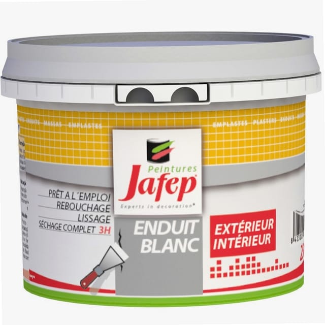 Weiße Innen-Außenputz Jafep 250ml