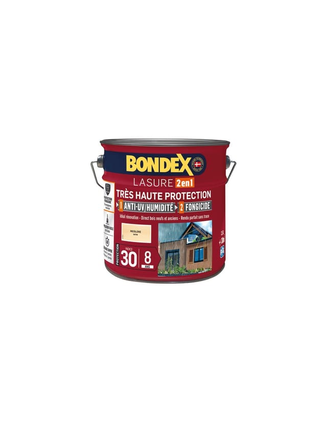 Bondex Lasure Ind 30 8 Jahre 2,5l Farblos - Bondex