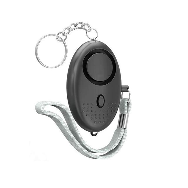 Persönlicher Alarm, Anti-angriffs-schlüsselanhänger – 130 Db Notfall-taschenalarm Mit Led-licht – Präventionswarnung Für Frauen Und Kinder (schwarz)