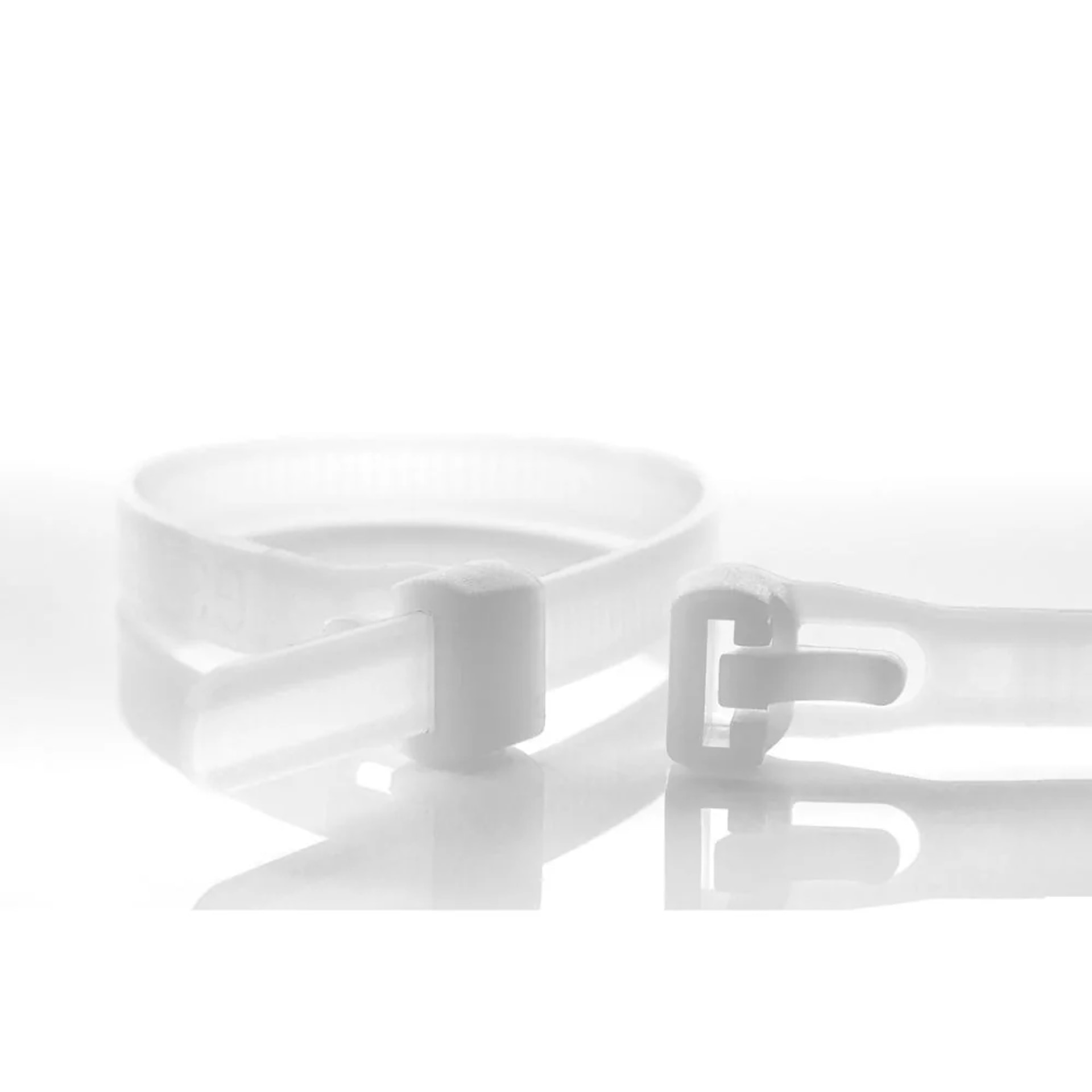 500 Kabelbinder Wiederlösbar 150 X 7,6mm Natur