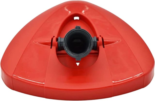 Aougo - Tragbare rote dreieckige Moppkopfscheibe, kompatibel mit O-Cedar Spinning Mop Base Ersatzzubehör