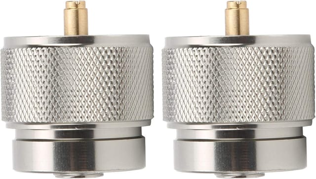 Campingkocher-adapter, 2 Stück Tragbarer Gas-adapter-konverter Für Den Außenbereich, Kleine Kassette, Gasflaschen-konverter, Ventil-auslass-flaschen-adapter Für