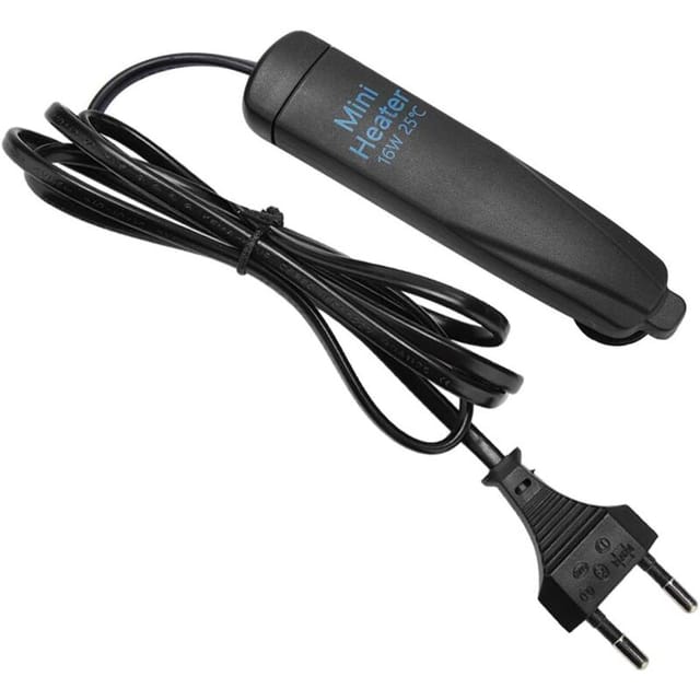 Unzerbrechliche Mini-Heizung mit konstanter Temperatur, Heizwärmer für Aquarien, 220 v, EU-Stecker, kleine Größe (16 w)