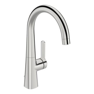 Hansa - Designo - Spülbeckenarmatur Style, mit schwenkbam Auslauf und Auslass, verchromt 51032293