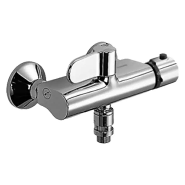 Tempra Duscharmatur, Wandmontage, chrom, 08240282 - Hansa
