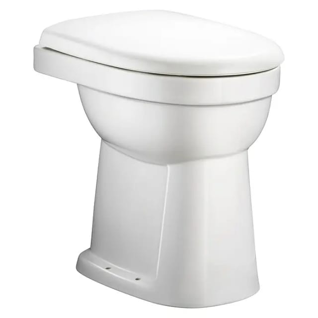 Geberit Renova Nr. 1 Comfort Stand-WC Flachspüler, erhöht,