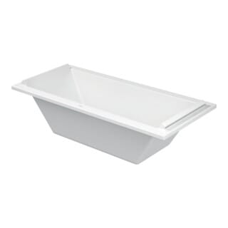 Duravit - Badewanne Starck Rechteckig 1800x800 mm, 2 Rückenschrägen, mit einer Nackenstütze, aus Sanitäracryl, Weiß