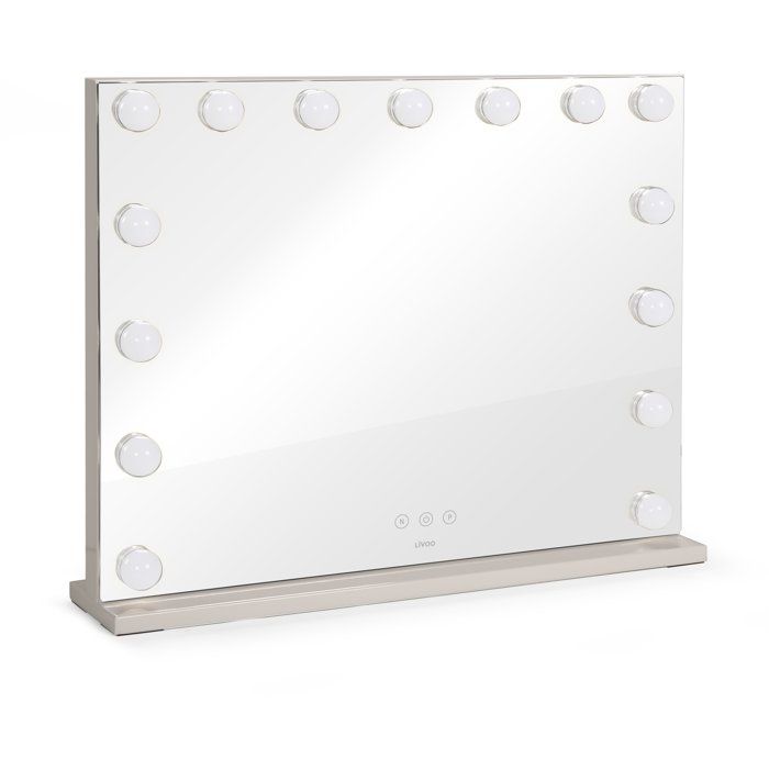 Hollywood Schminkspiegel - Livoo - Dos225g - 15 Led - Großformat - Einstellbare Helligkeit