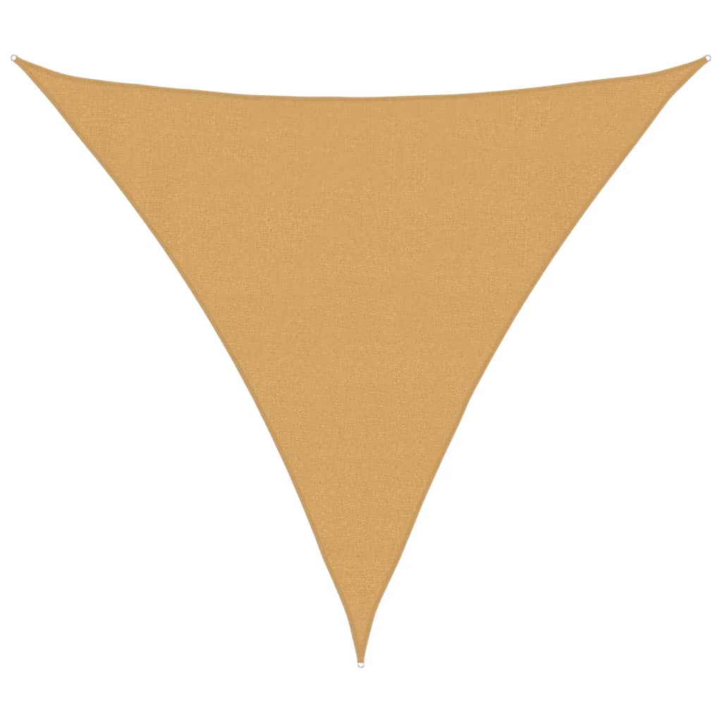 Maison Exclusive - Sonnensegel 160 G/m² Dreieckig Sandfarben 3x3x