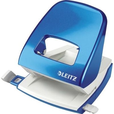 Locher NeXXt wow 5008 8cm 30 Bl. (80 g/m²) mit Anschlagschiene blau