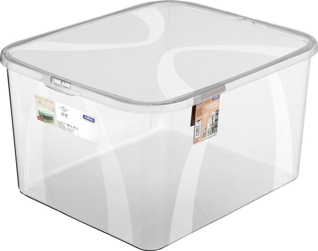 Aufbewahrungsbox Lona inkl. Deckel 25 l transparent Aufbewahrungsbox - Rotho