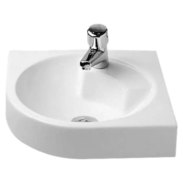Duravit Architec Eck-Handwaschbecken, 635 × 540 mm, ohne