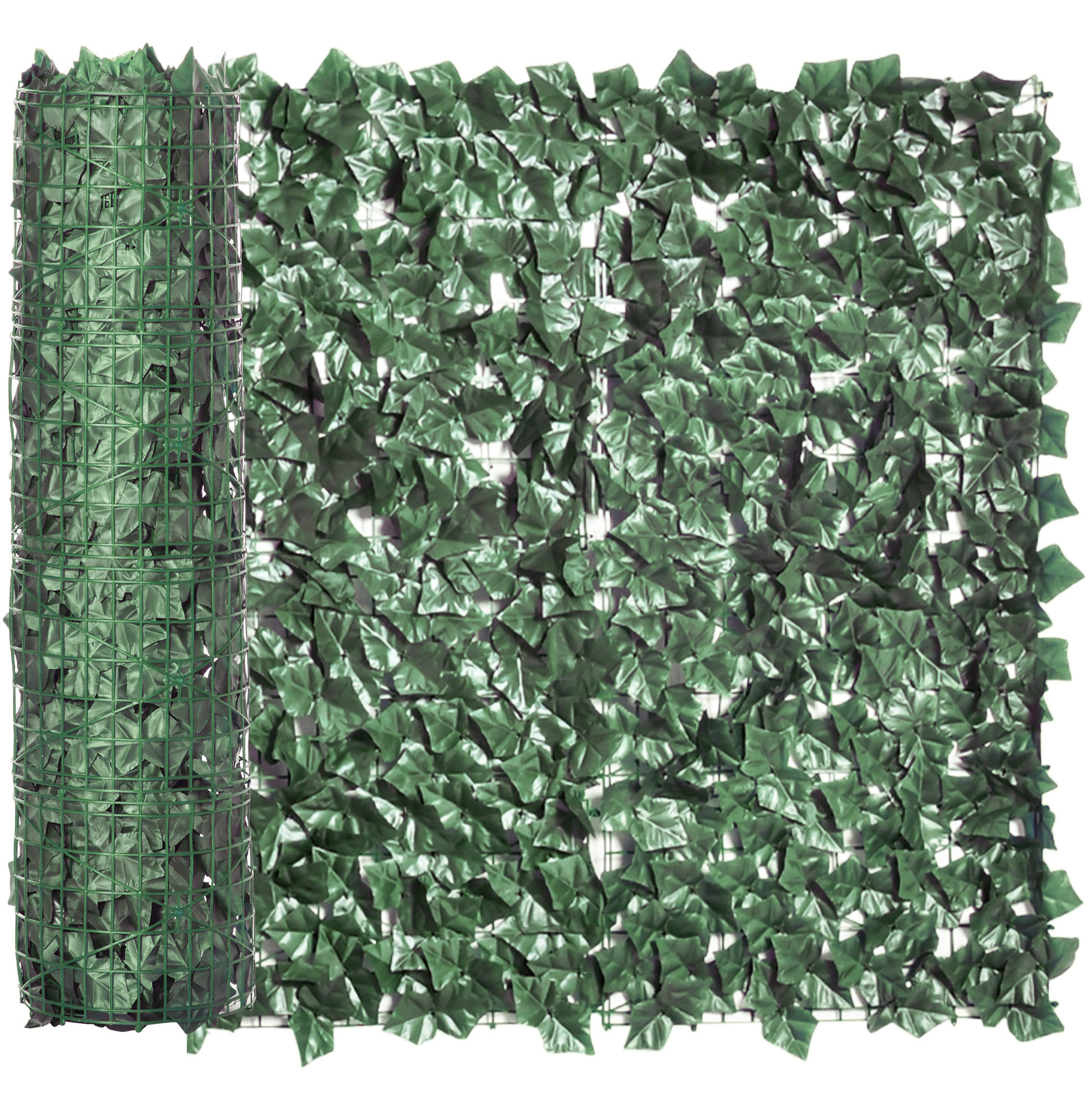 Künstliche Hecke Als Sichtschutz, Dunkelgrün, 300 X 100 Cm