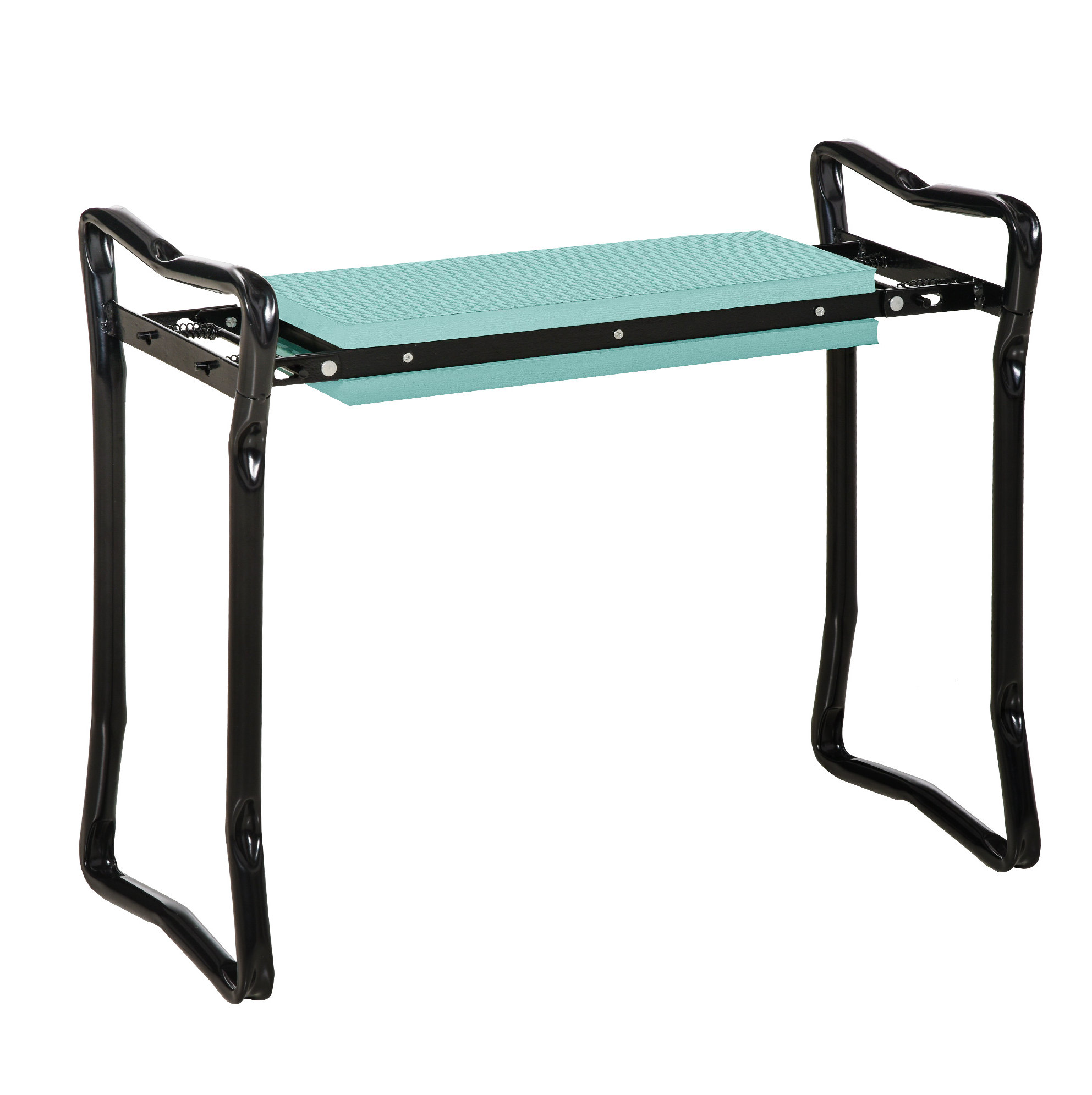 Klappbarer Garten-kniesitz Aus Stahl Und Eva Dunkelgrün 58 X 28 X 49 Cm Modenuit