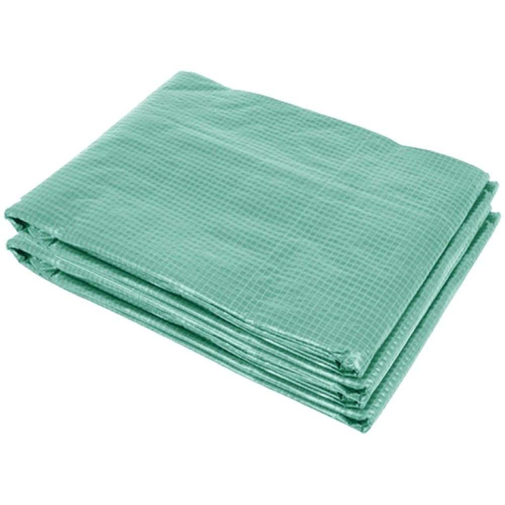 Ersatzfolie Aus Polyethylen 300 X 200 X 200 Cm Für Foliengewächshaus Mit 6 Fenstern, Grün