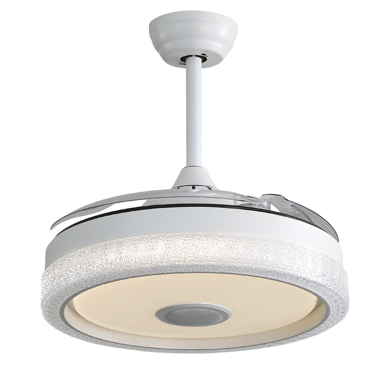 42-zoll Led-deckenventilator Mit Rgb-licht, 32 W, 3 Abs-flügel Und Dc-motor Modenuit