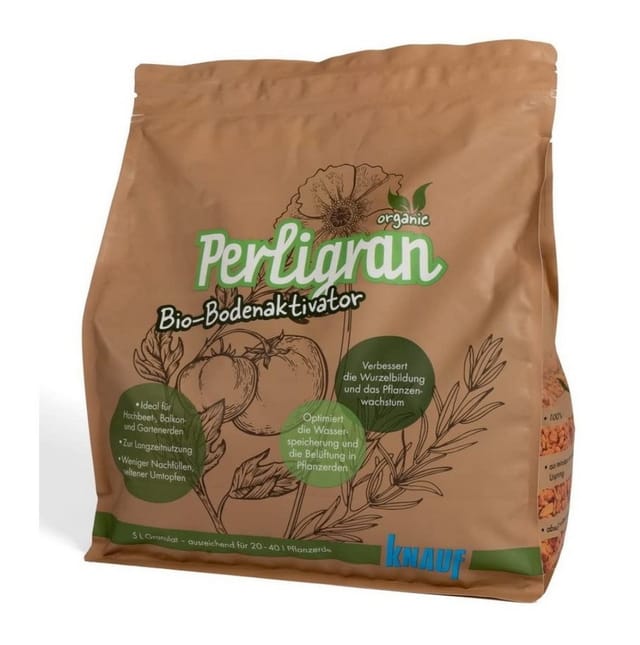 Knauf Perligran Organic, Bio-Bodenaktivator, 5 Ltr