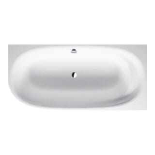Duravit Cape Cod Badewanne Ecke rechts, mit einer Rückenschräge,